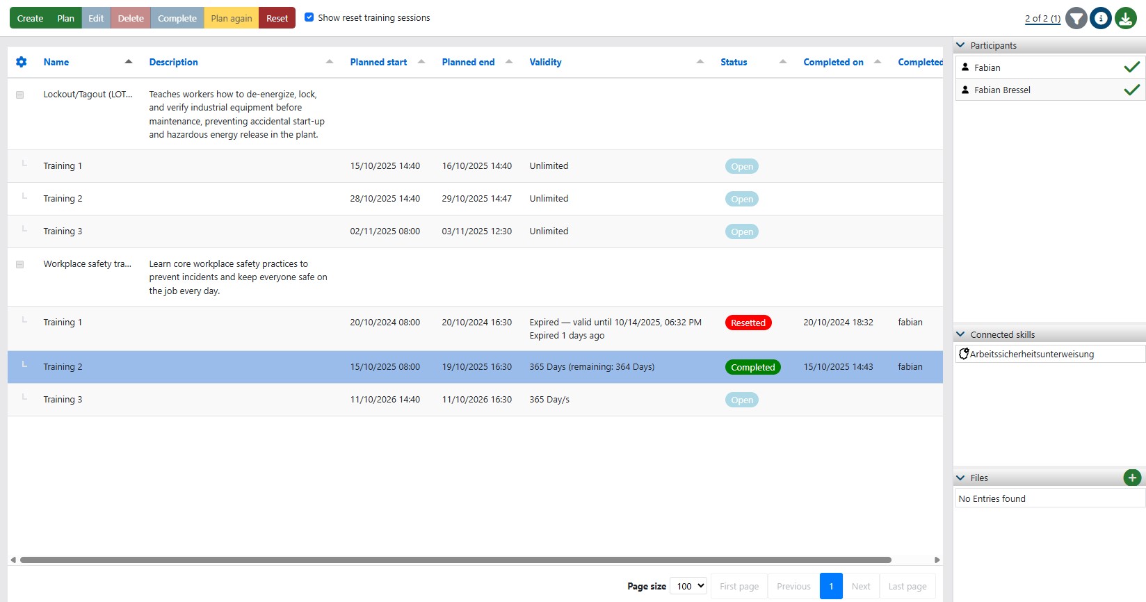improved_functionality_for_trainings